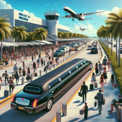 limo service miami airport to Miramar